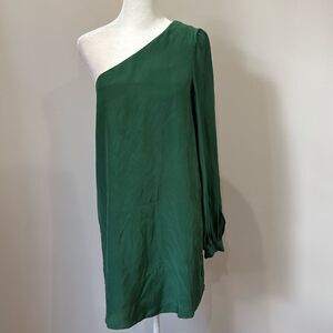 Elizabeth and James One Shoulder Long Sleeve Midi Dress Size 2